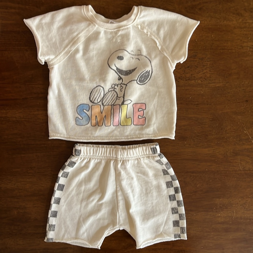 PEANUTS top & bottom set